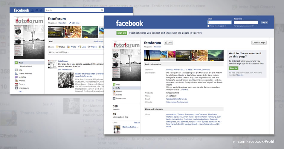 http://www.facebook.com/fotoforum